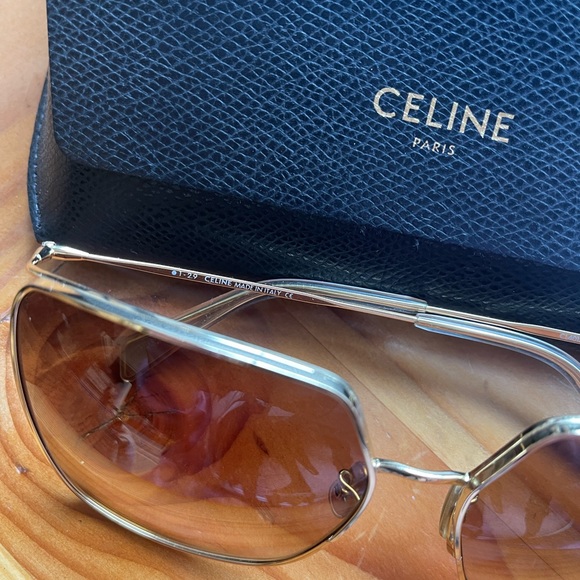 Celine Square Gold Sunglasses main image 5